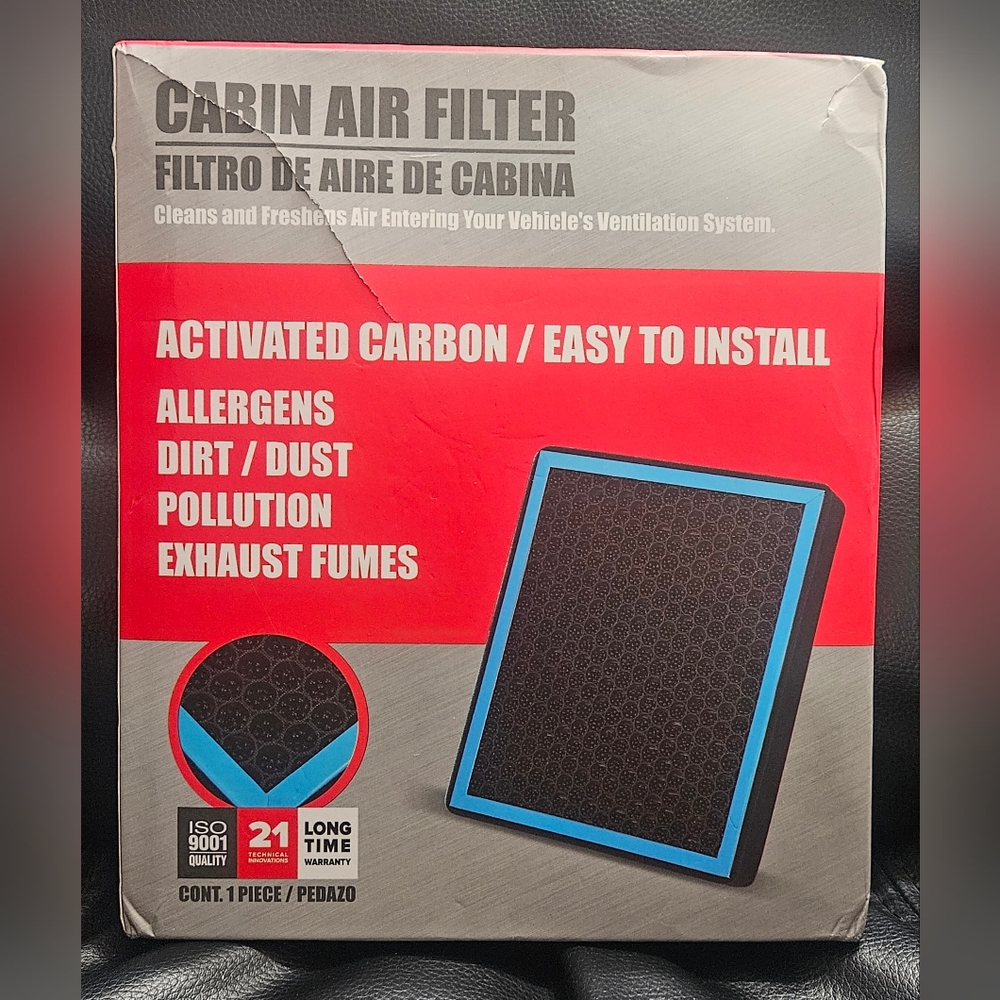 Activated Carbon Cabin Air Filter NWOT